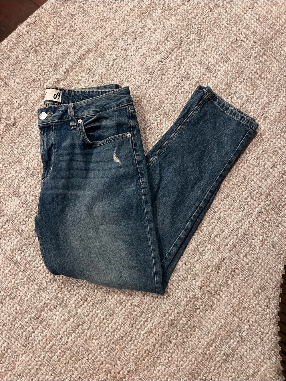 Garage Women's Skinny Jeans in Dark Blue Wash